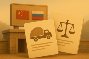 Какие документы нужны для перевозки негабаритного груза через границу Китай–Россия?