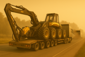 Особенности логистики при перевозке спецтехники для лесозаготовительных работ