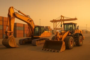 Особенности перевозки строительных машин с уязвимыми деталями из Китая