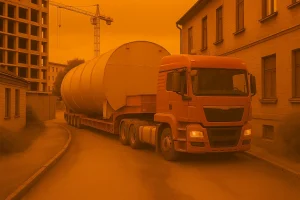 Негабарит в стеснённых условиях: доставка в дворы, промзоны и узкие улицы