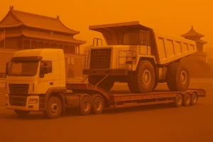 Расчёт стоимости перевозки карьерных самосвалов из Китая