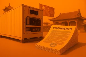 Какие документы нужны при перевозке рефрижераторных установок из Китая
