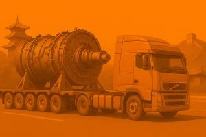 Маршруты и ограничения при перевозке газовых турбин из Китая