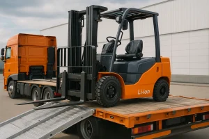 Как перевозить спецтехнику с литий-аккумуляторами: электропогрузчики