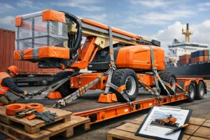 Доставка коленчатых подъёмников из Китая: как упаковать и защитить в пути